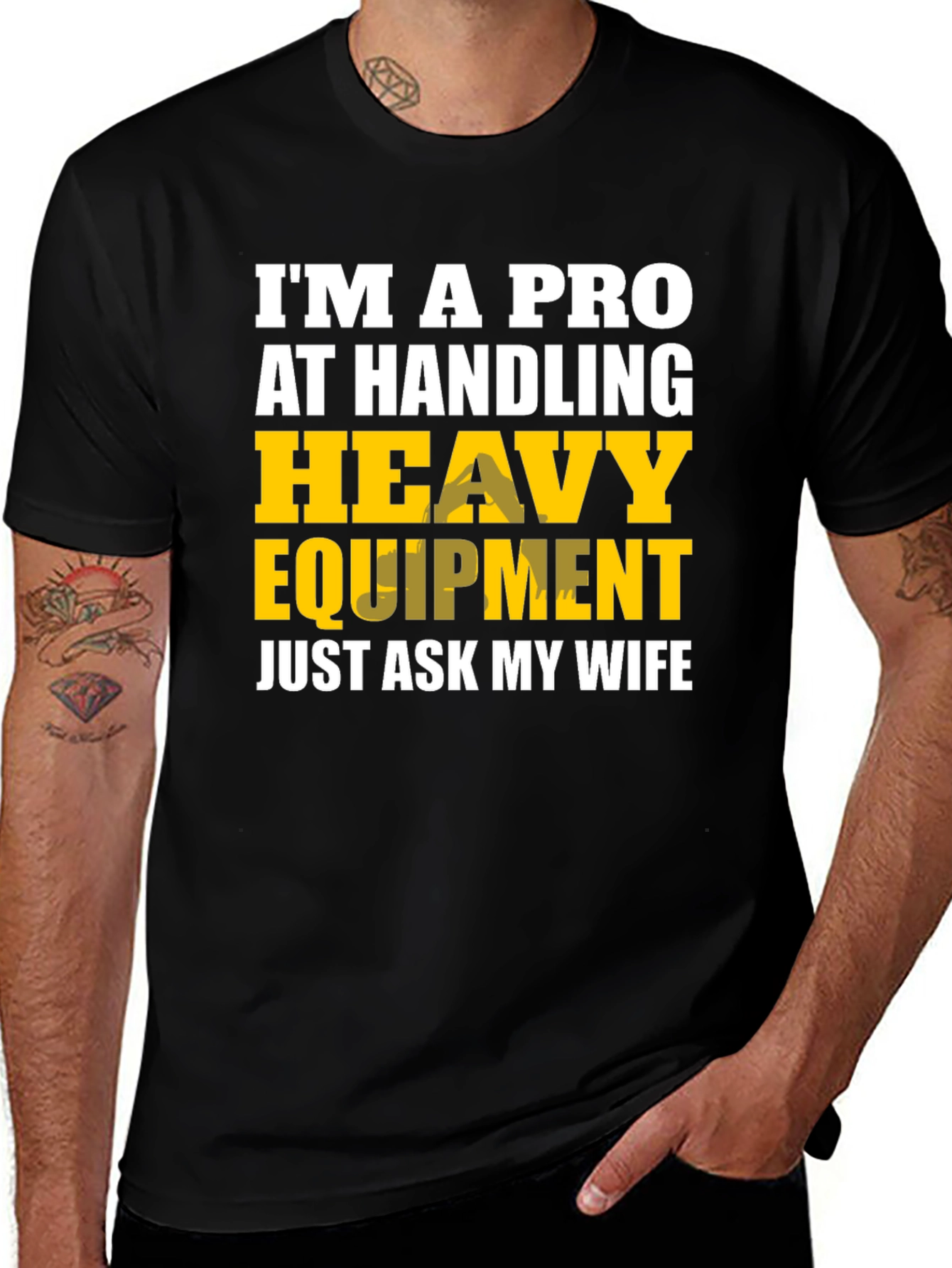 Heavy Equipment Pro Funny T-Shirt