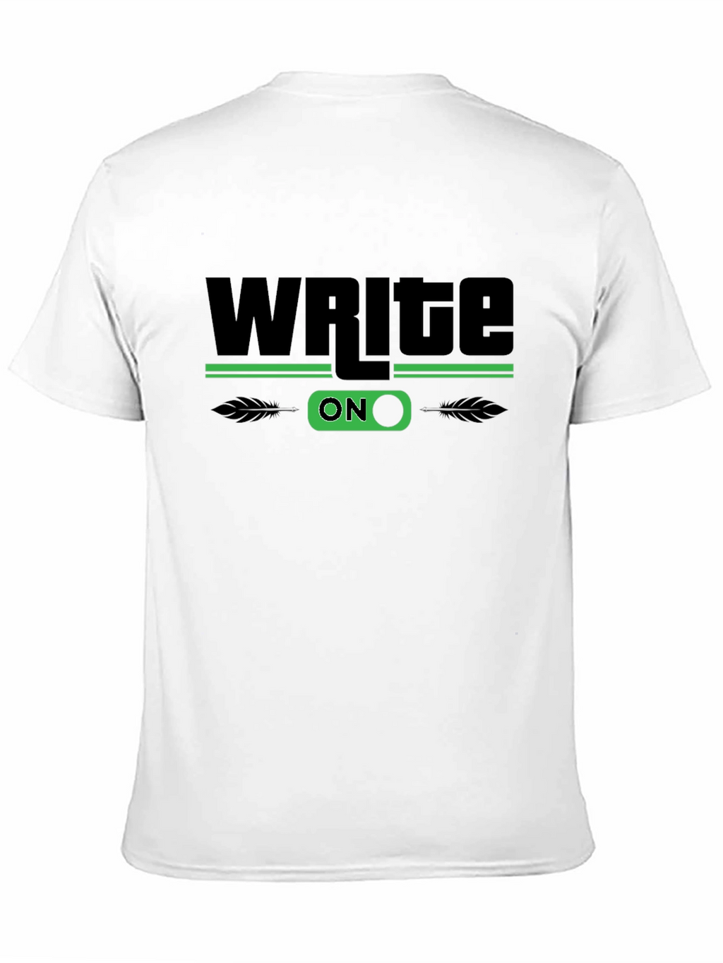 Write On Graphic T-Shirt - Stylish Novelty Tee