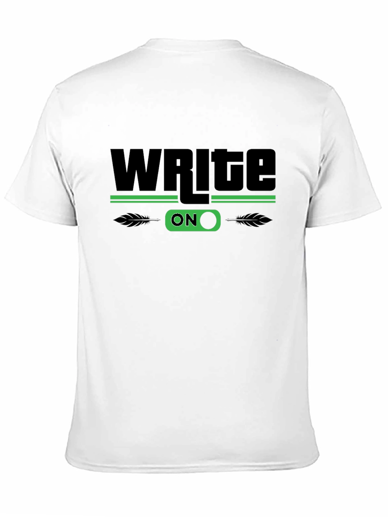 Write On Graphic T-Shirt - Stylish Novelty Tee