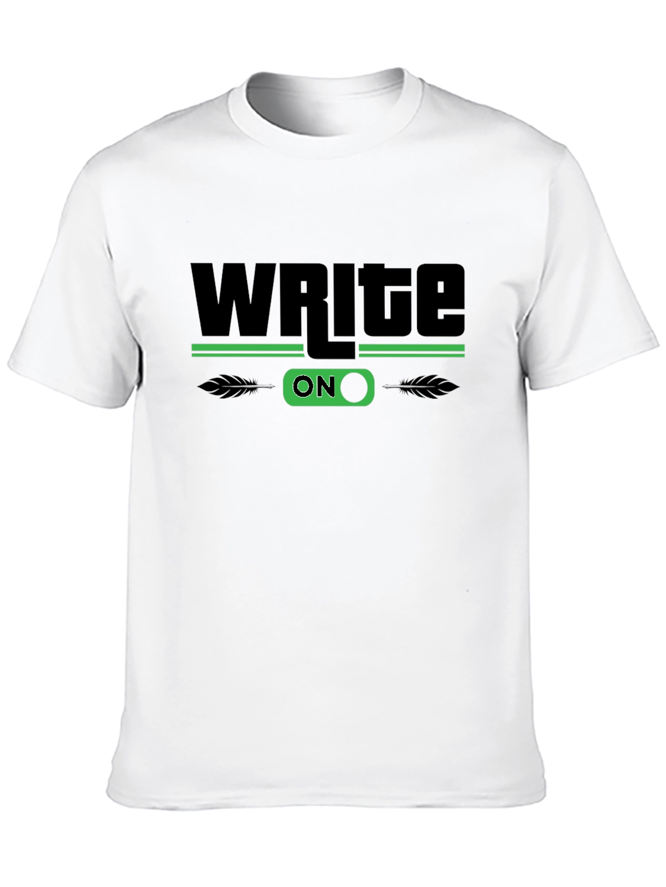 Write On Graphic T-Shirt - Stylish Novelty Tee