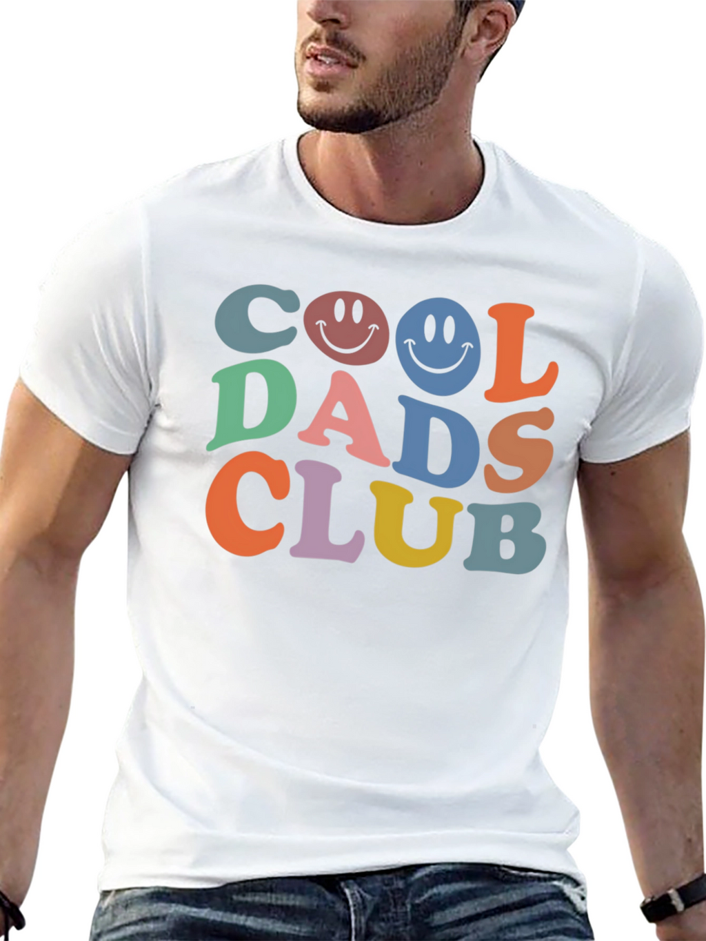 Cool Dads Club Graphic Tee - Retro Style