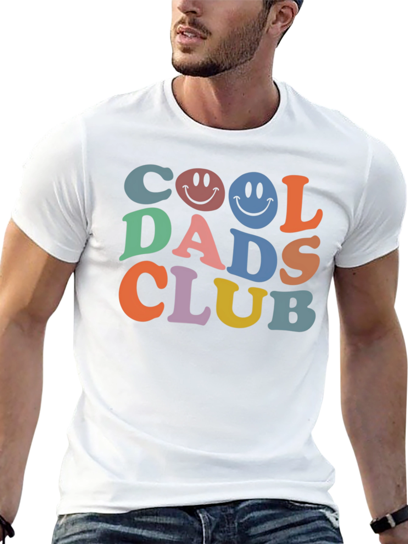 Cool Dads Club Graphic Tee - Retro Style