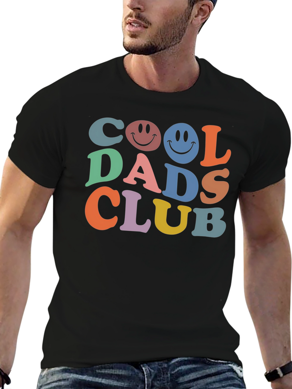 Cool Dads Club Graphic Tee - Retro Style