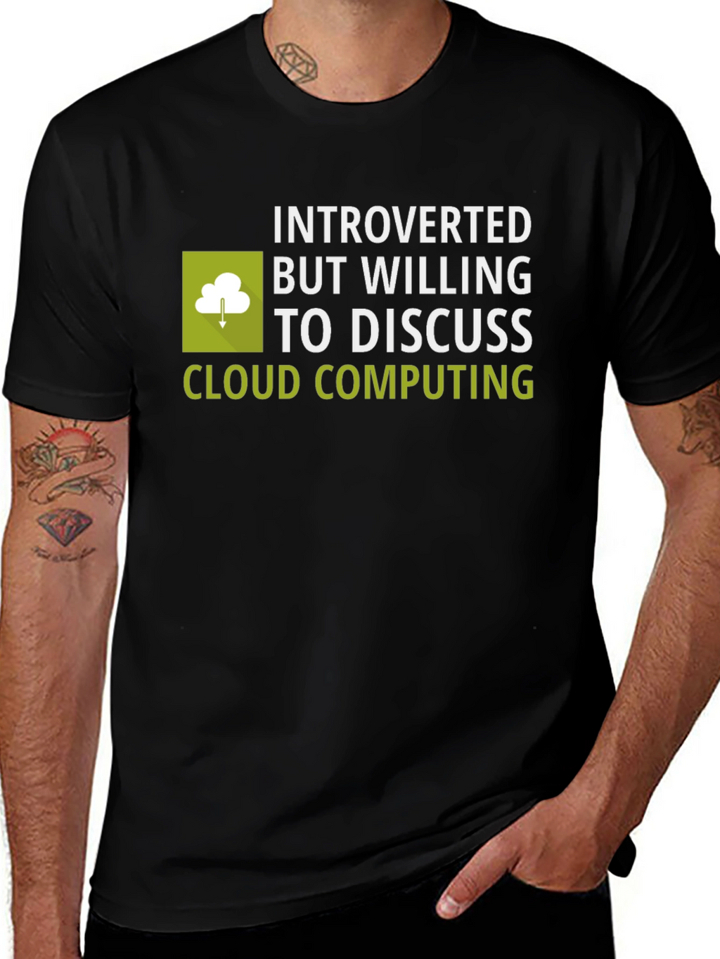 Introverted Cloud Computing T-Shirt