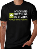Introverted Cloud Computing T-Shirt