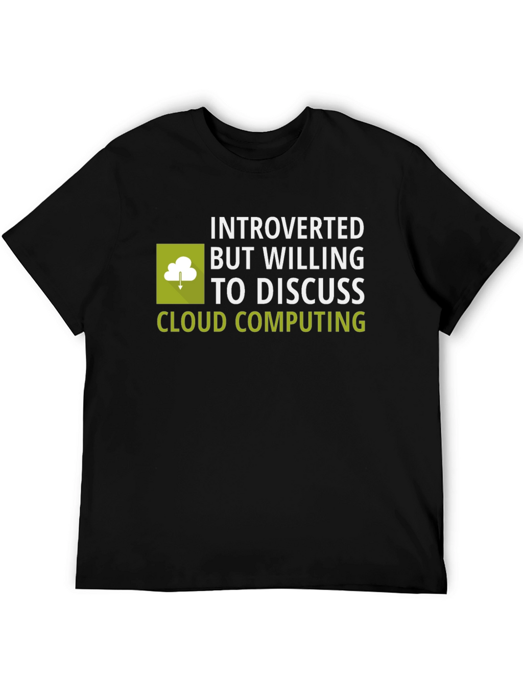 Introverted Cloud Computing T-Shirt