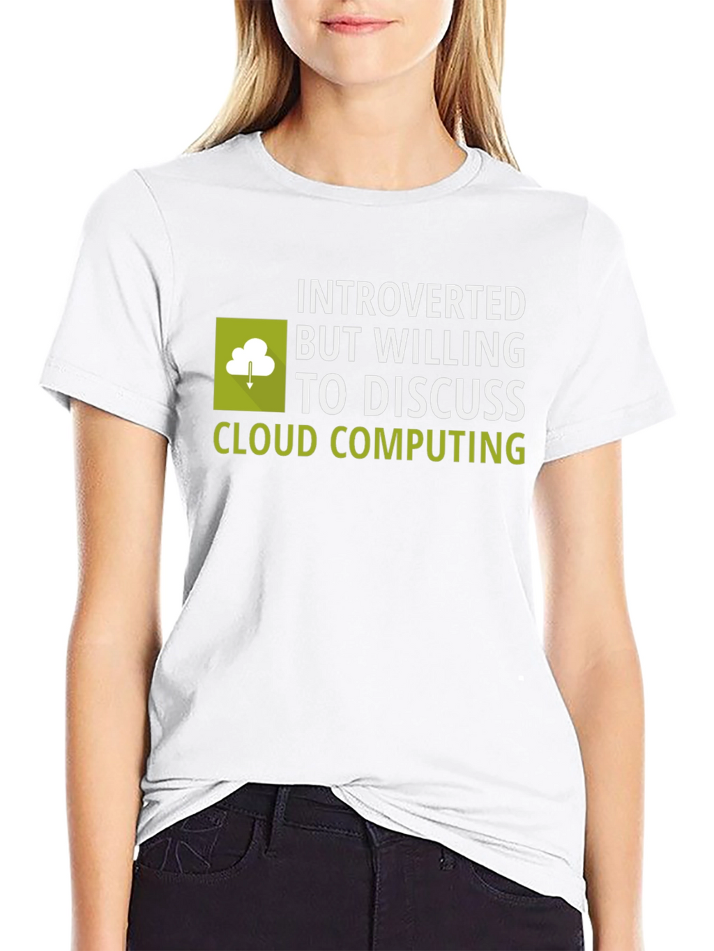 Introverted Cloud Computing T-Shirt