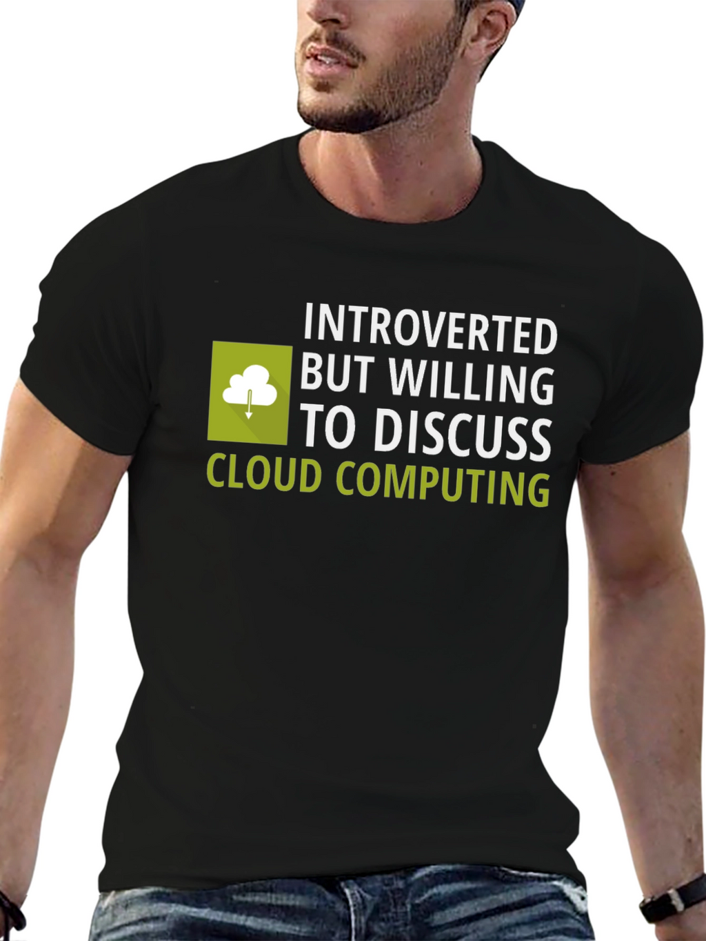 Introverted Cloud Computing T-Shirt