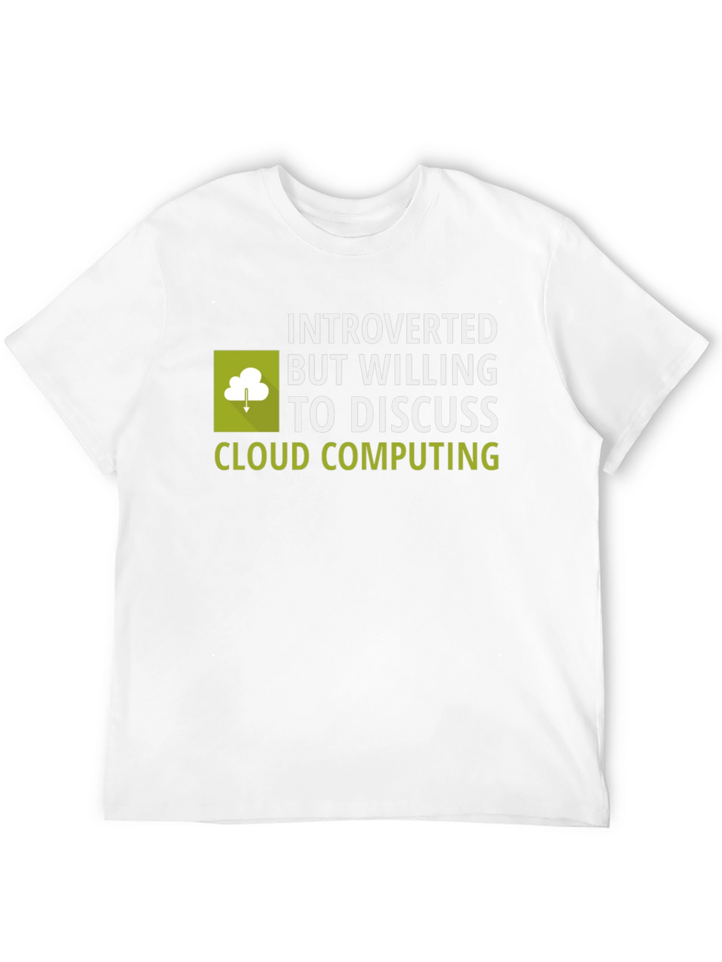 Introverted Cloud Computing T-Shirt