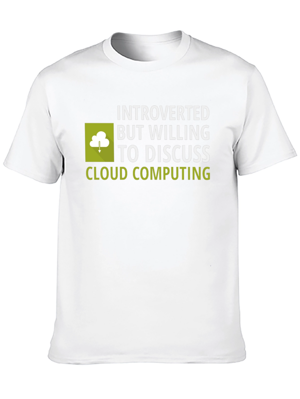 Introverted Cloud Computing T-Shirt