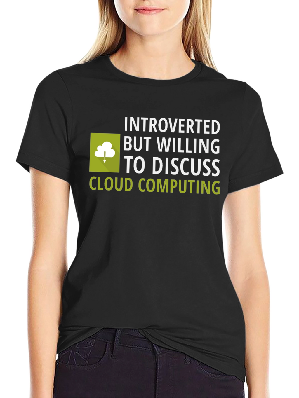 Introverted Cloud Computing T-Shirt