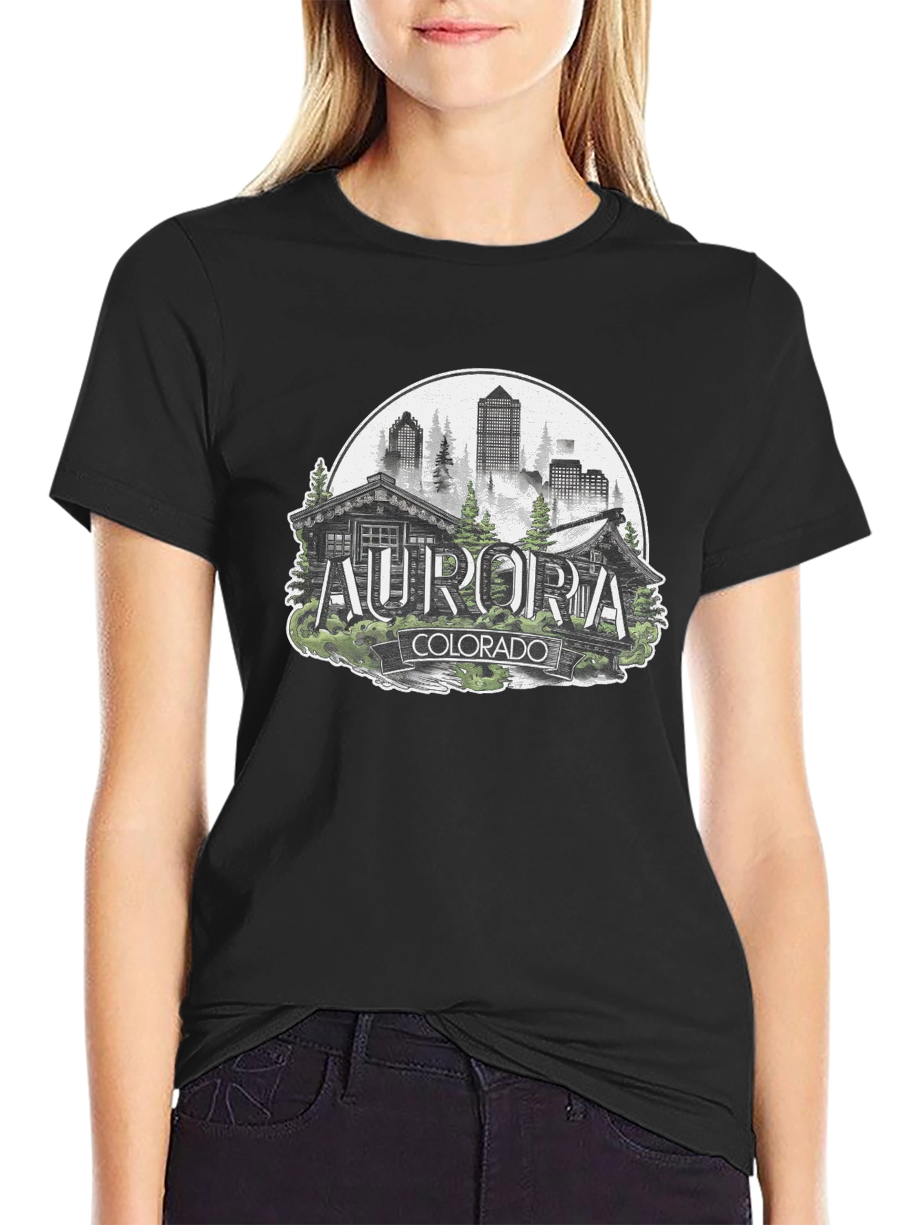 Aurora Colorado T-Shirt - City & Cabin Design