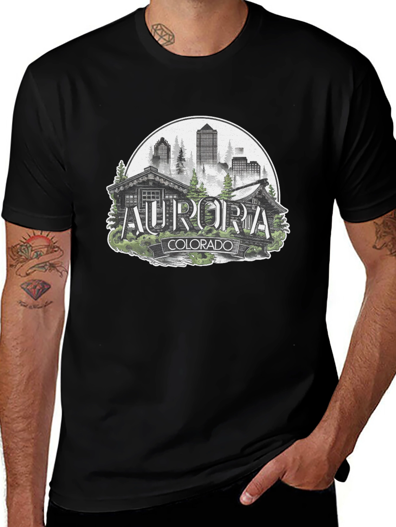 Aurora Colorado T-Shirt - City & Cabin Design