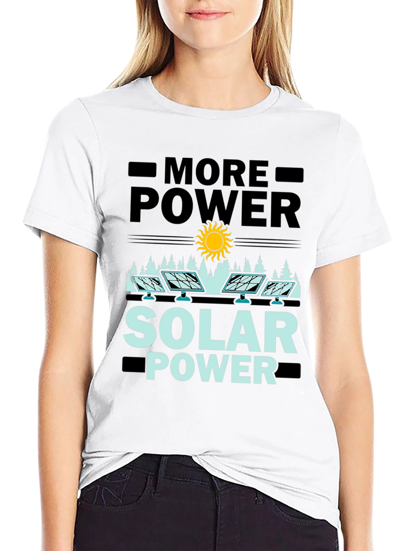 More Power Solar Power Graphic Tee