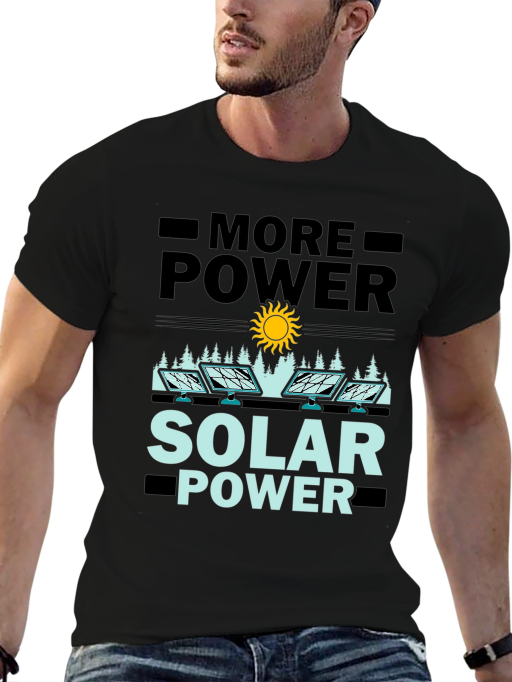More Power Solar Power Graphic Tee