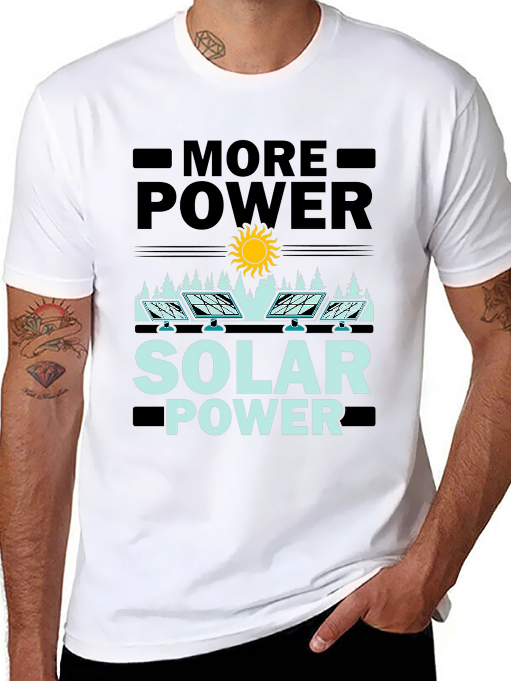 More Power Solar Power Graphic Tee