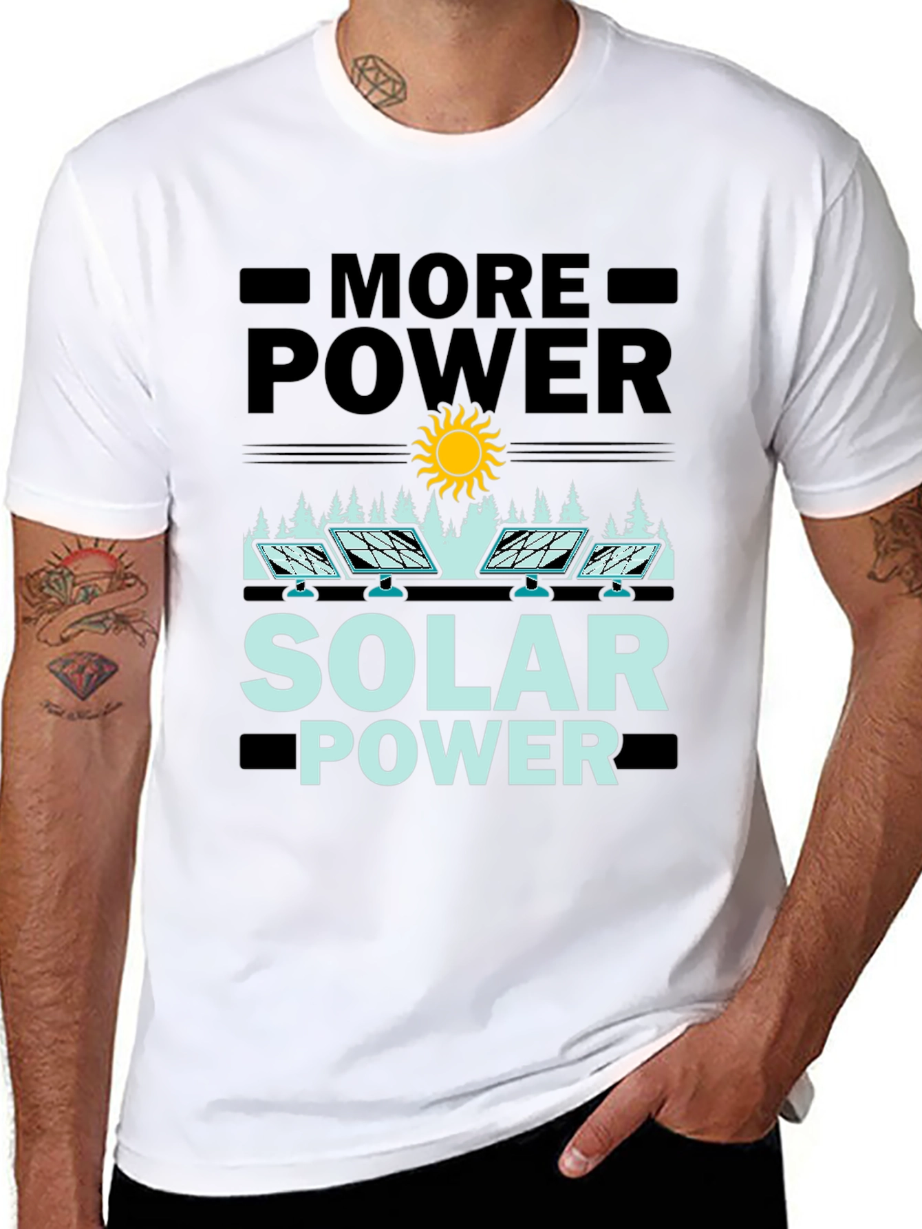 More Power Solar Power Graphic Tee