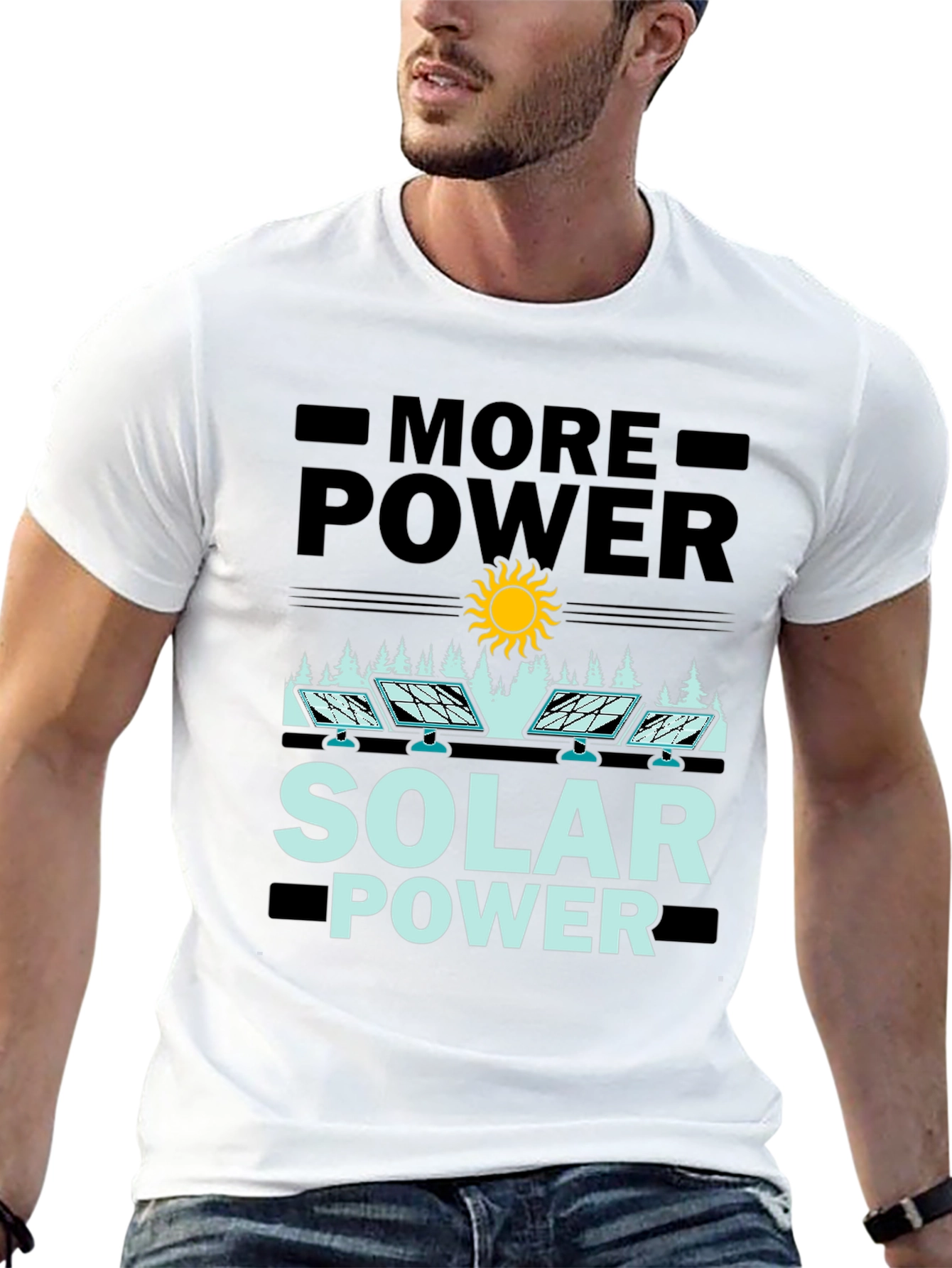 More Power Solar Power Graphic Tee