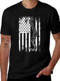 American Flag Tow Truck Driver T-Shirt