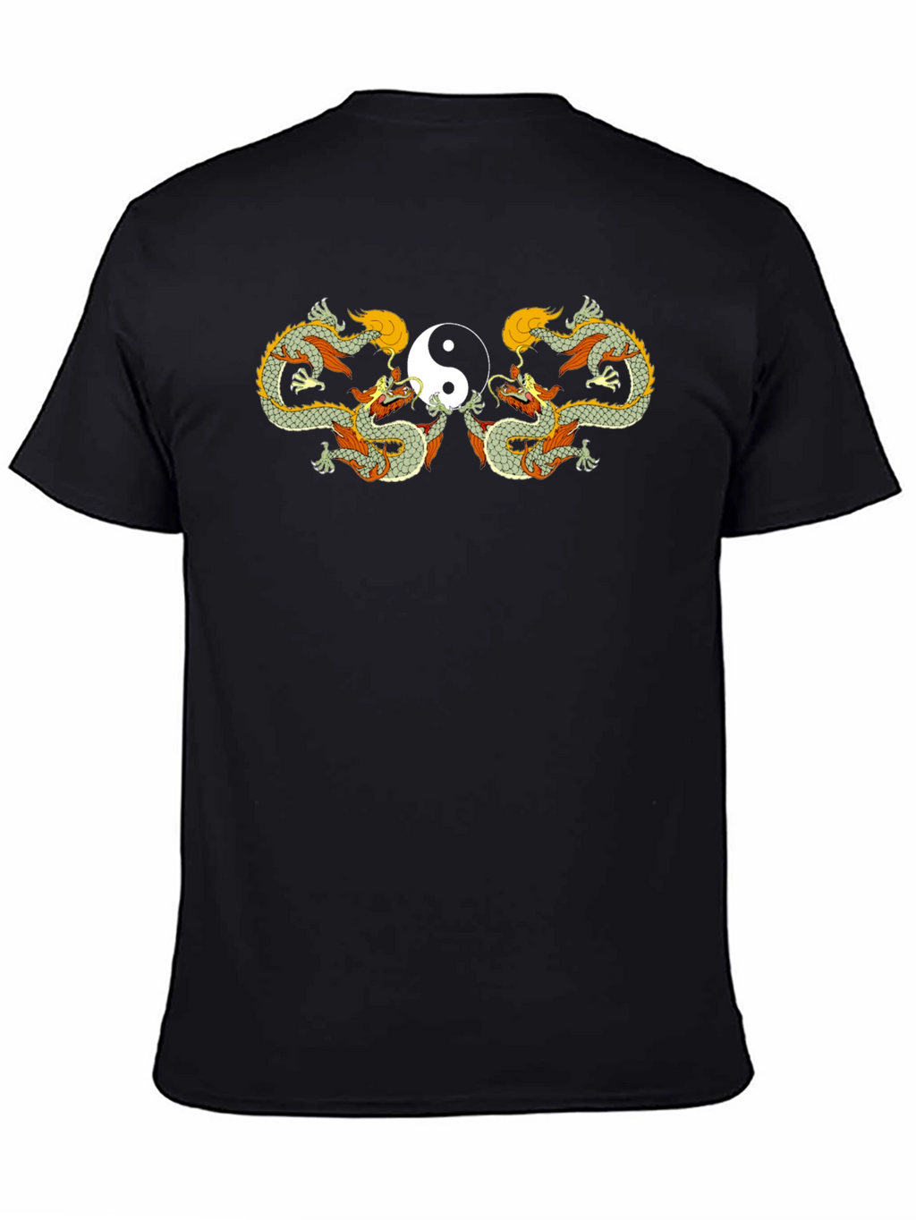 Yin Yang Dragon Graphic Tee