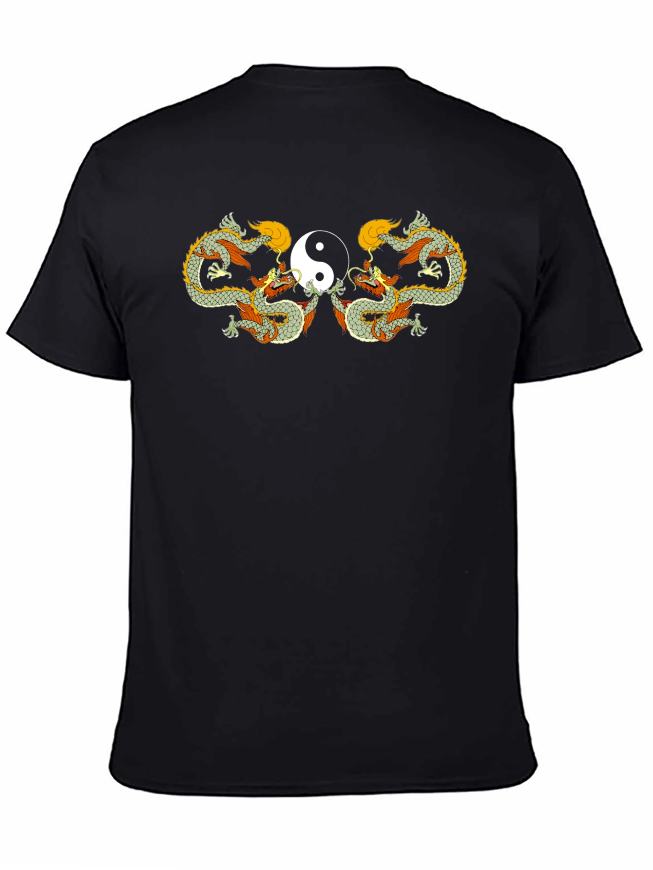 Yin Yang Dragon Graphic Tee