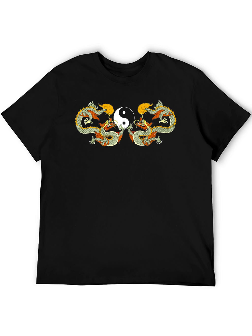 Yin Yang Dragon Graphic Tee