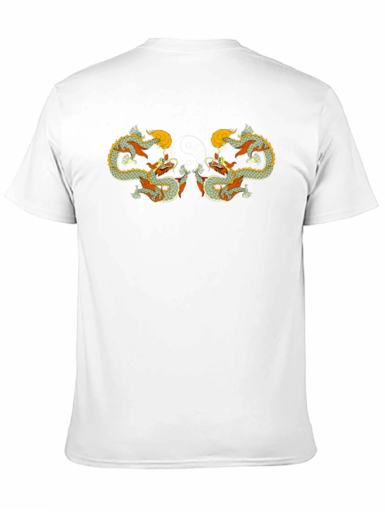 Yin Yang Dragon Graphic Tee