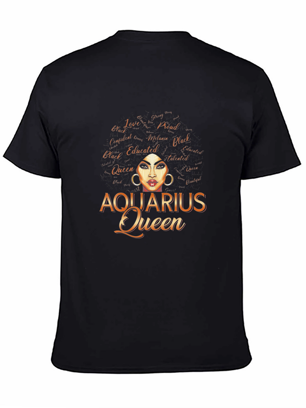 Aquarius Queen Graphic Tee - Black