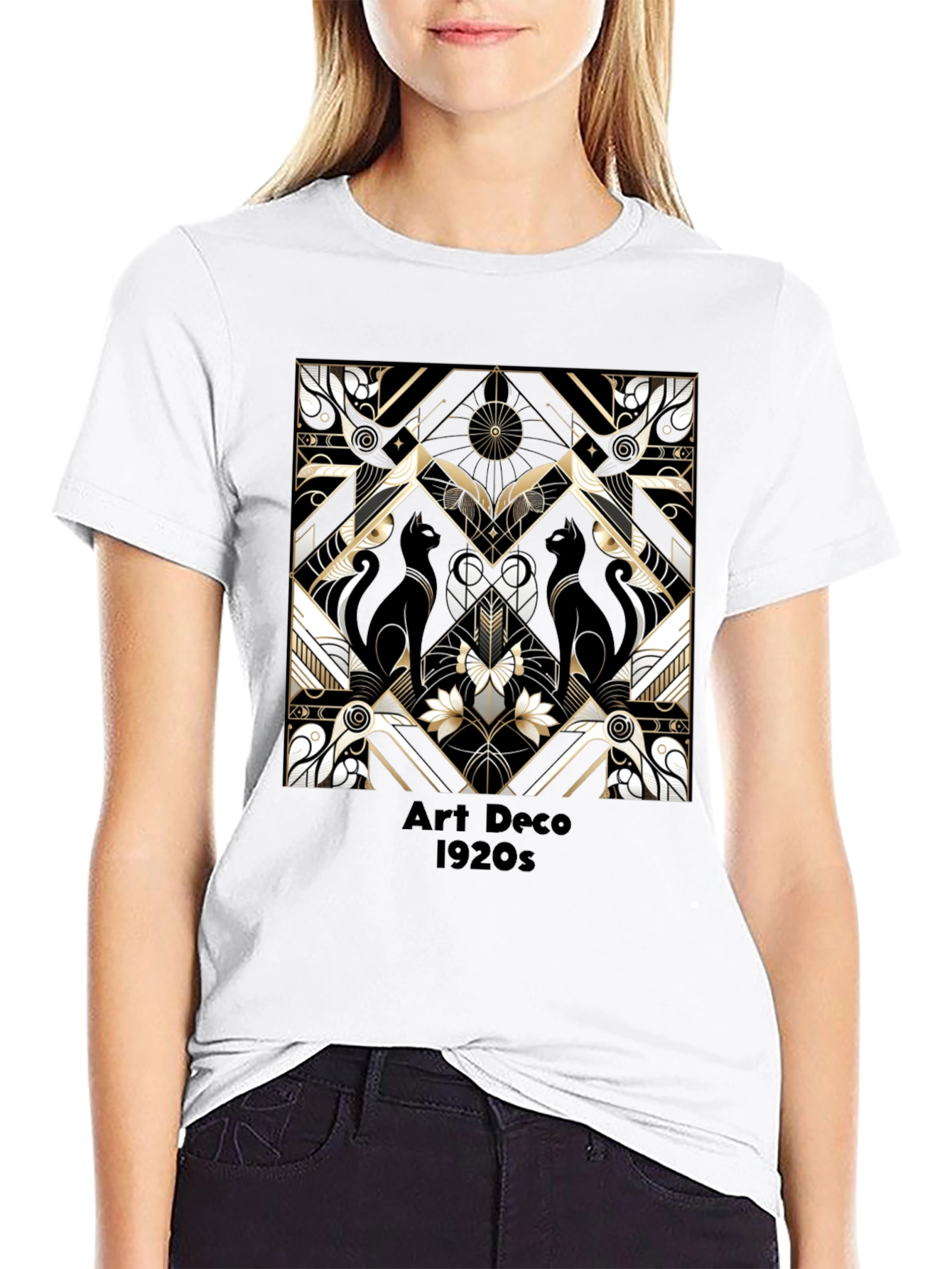 Art Deco 1920s Graphic T-Shirt