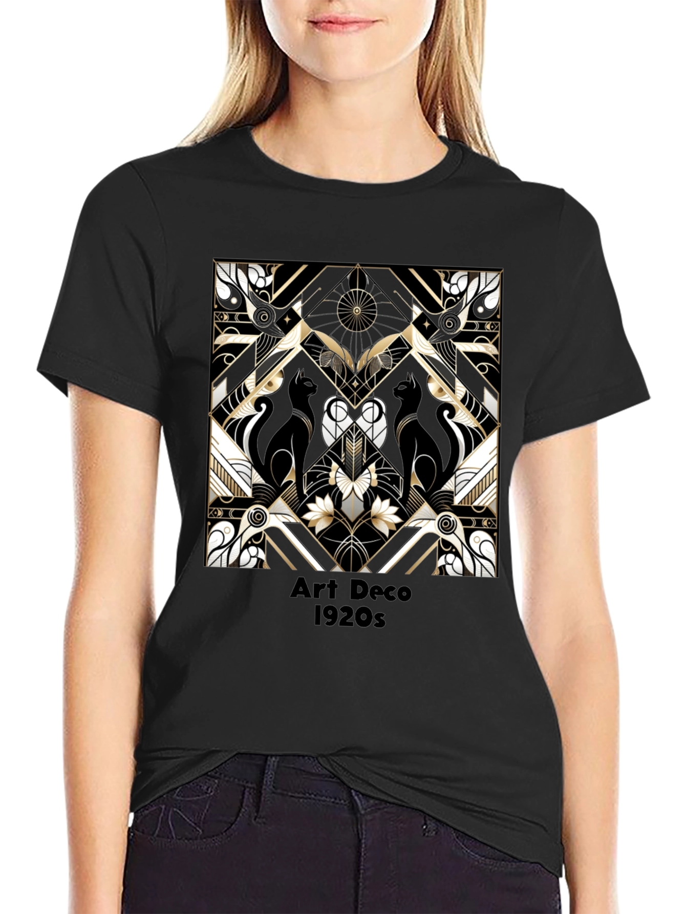 Art Deco 1920s Graphic T-Shirt