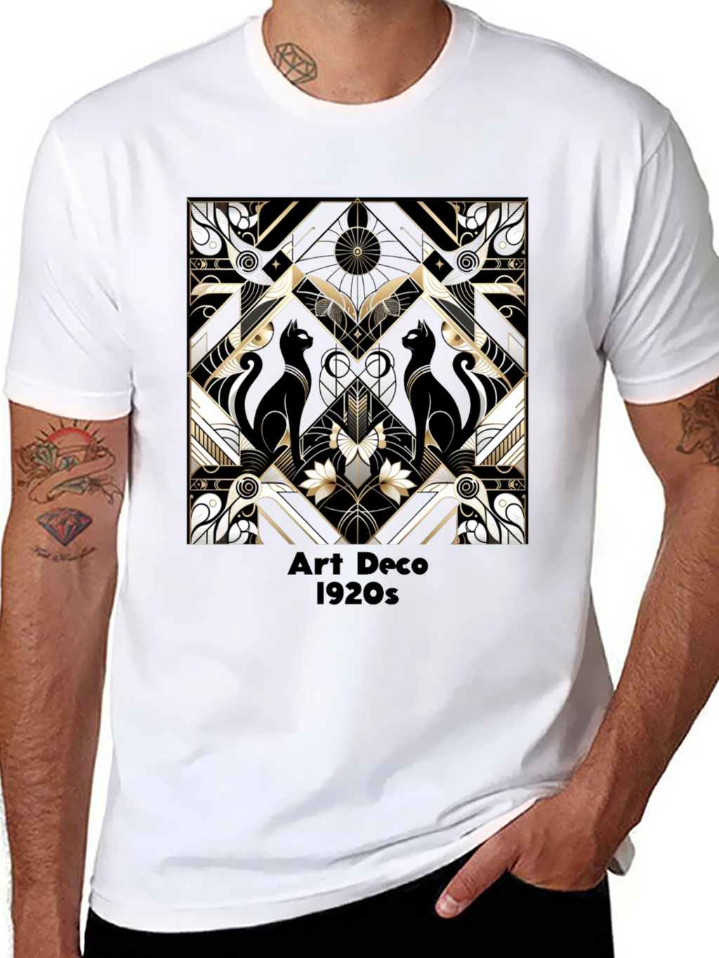 Art Deco 1920s Graphic T-Shirt