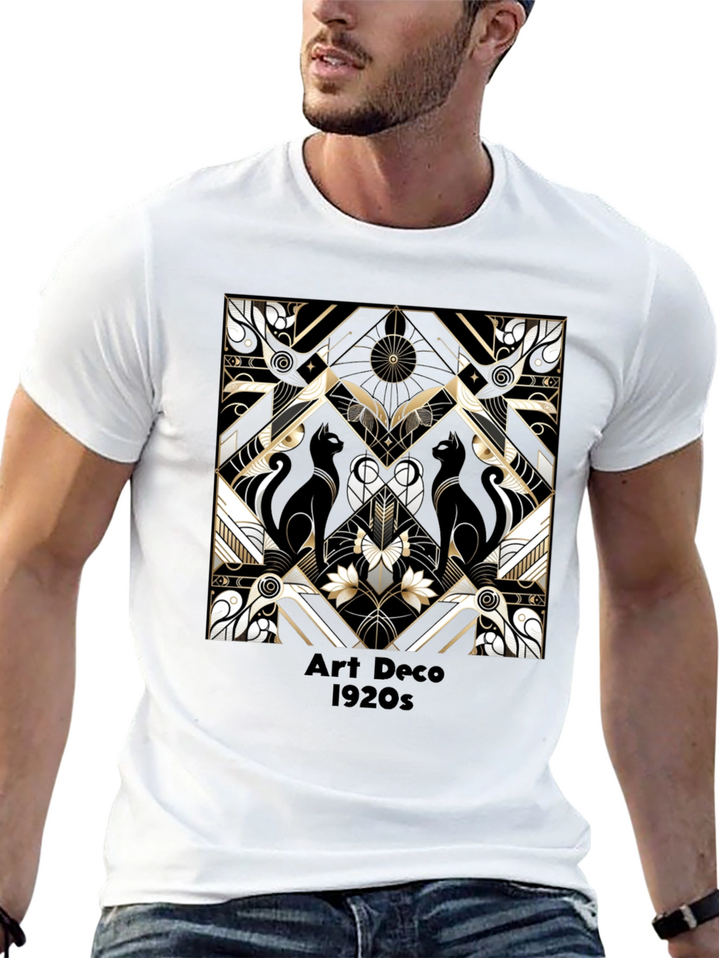 Art Deco 1920s Graphic T-Shirt