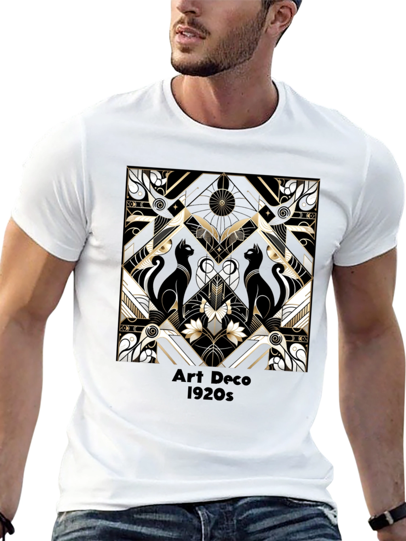 Art Deco 1920s Graphic T-Shirt