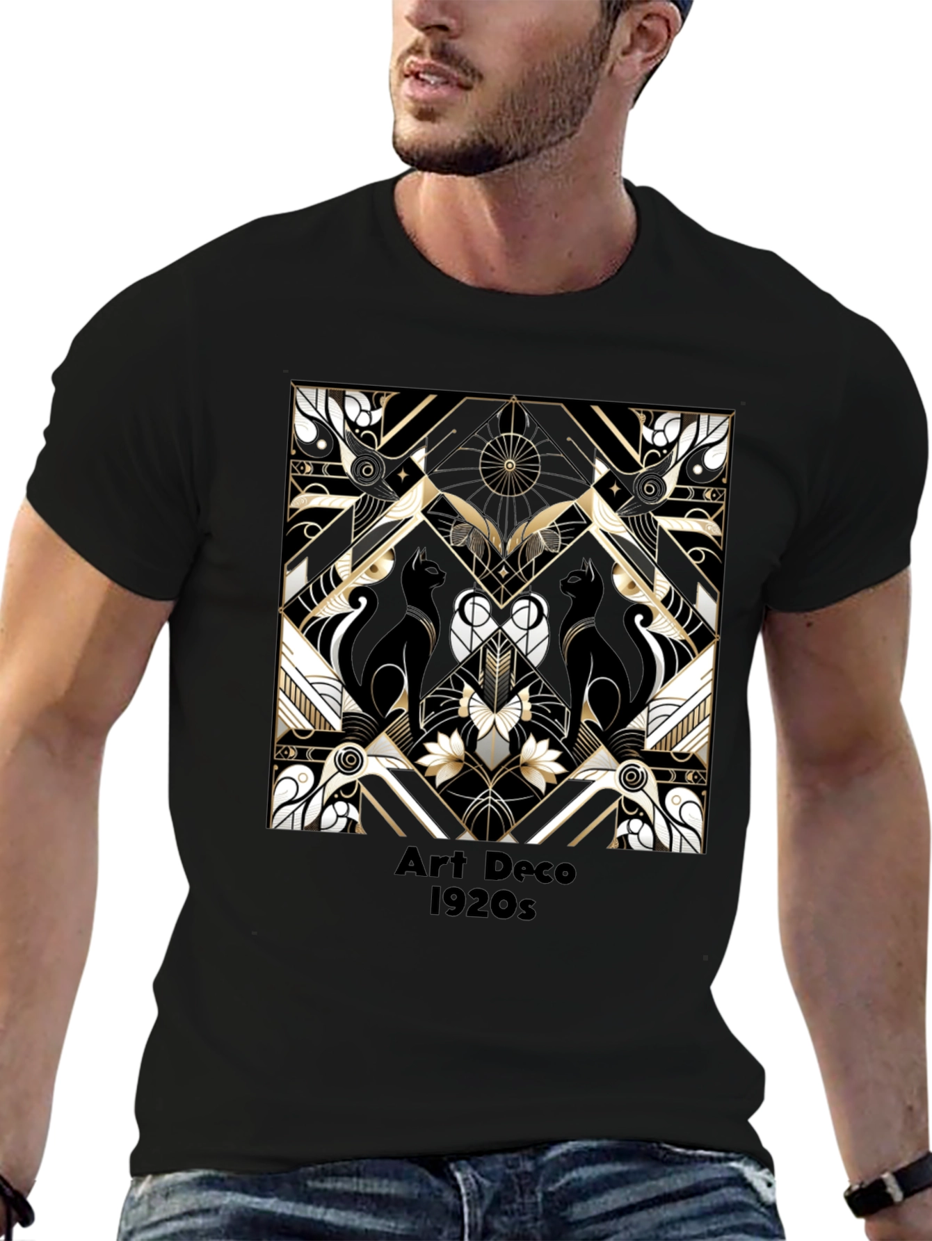 Art Deco 1920s Graphic T-Shirt