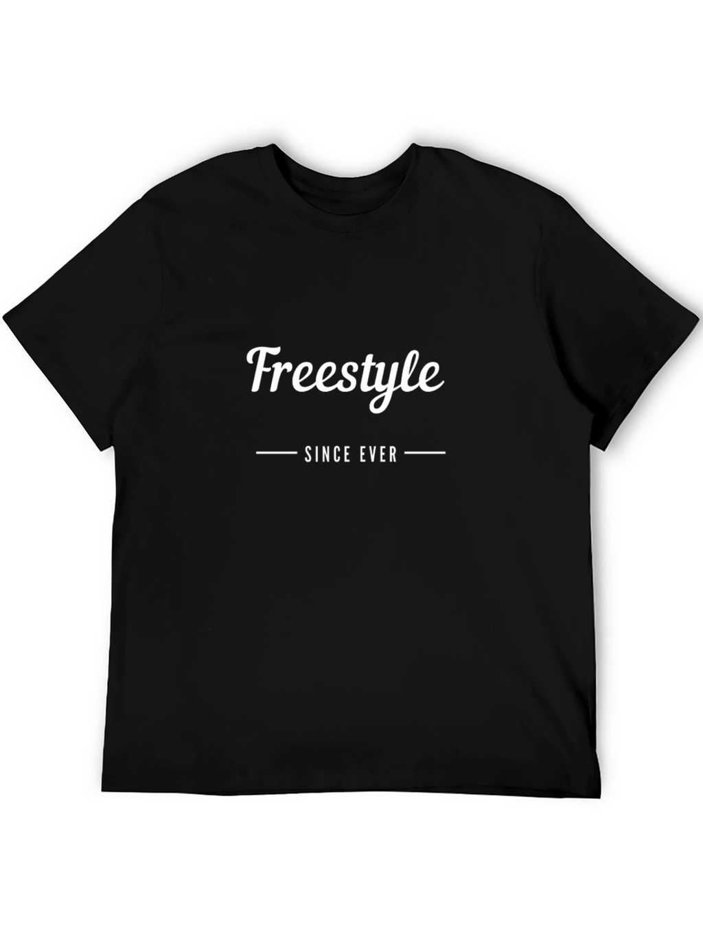 Freestyle Since Ever Black Graphic Tee