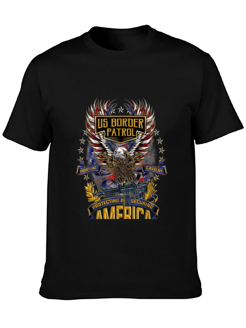US Border Patrol Patriotic Eagle T-Shirt
