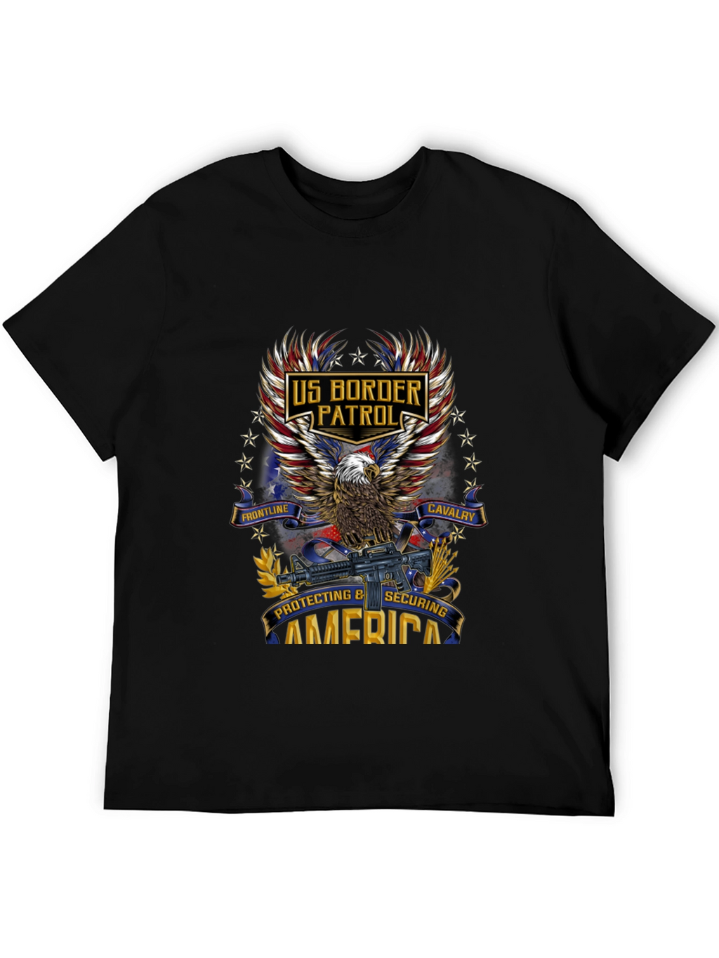 US Border Patrol Patriotic Eagle T-Shirt