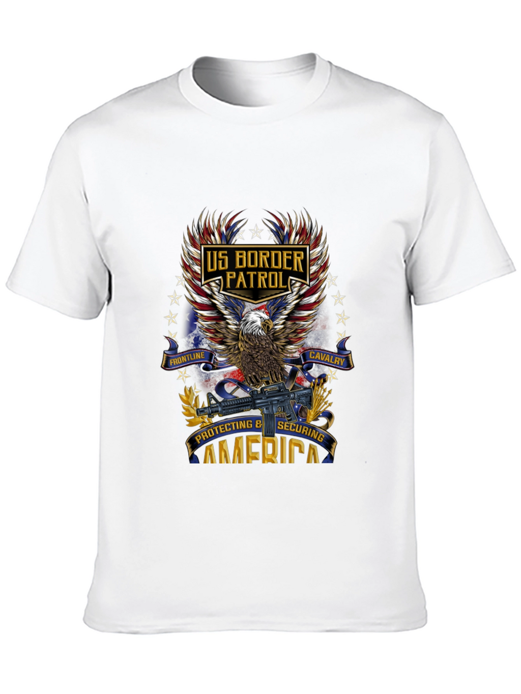 US Border Patrol Patriotic Eagle T-Shirt