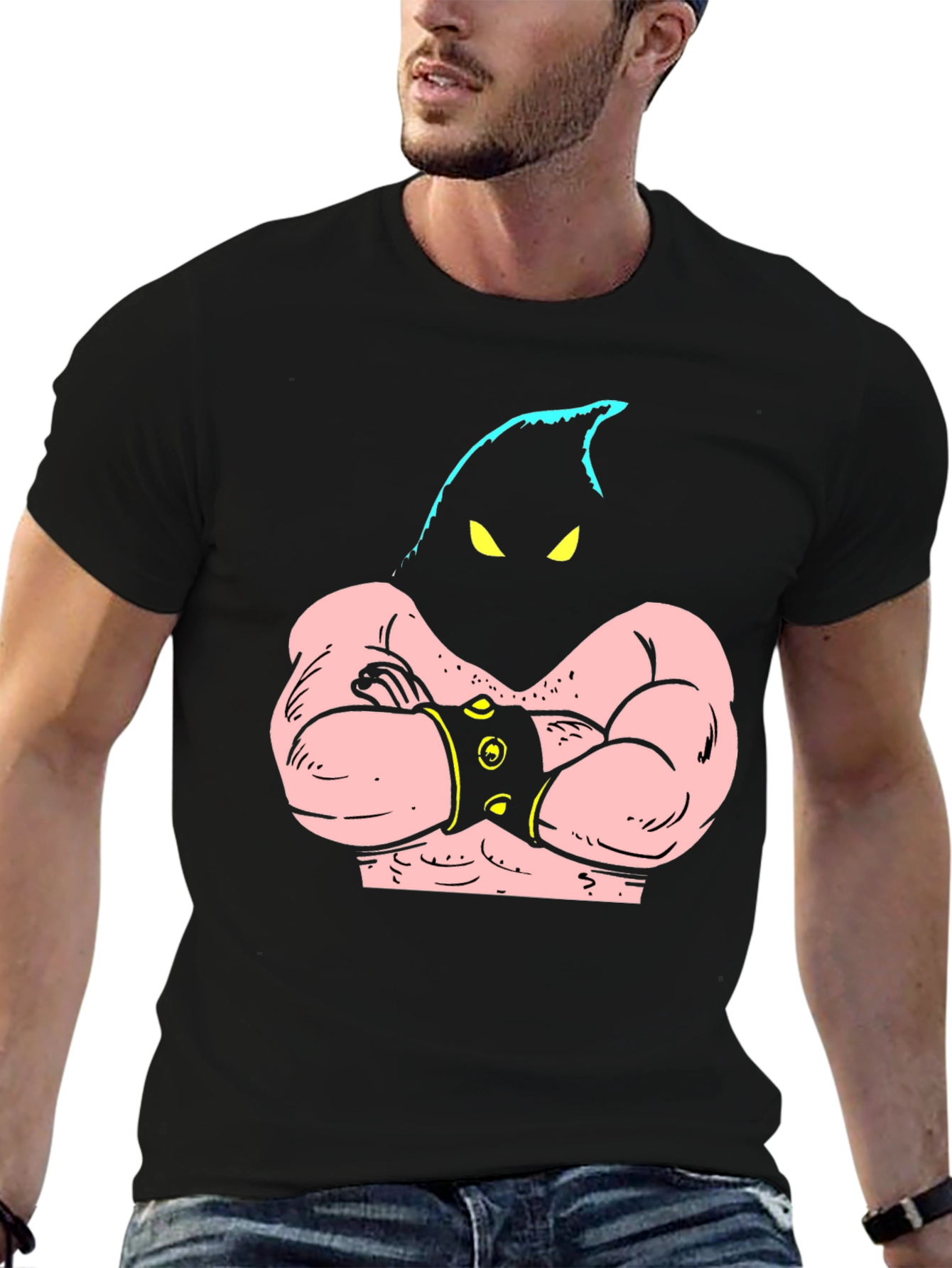 Mysterious Muscle Tee - Funny Graphic T-Shirt
