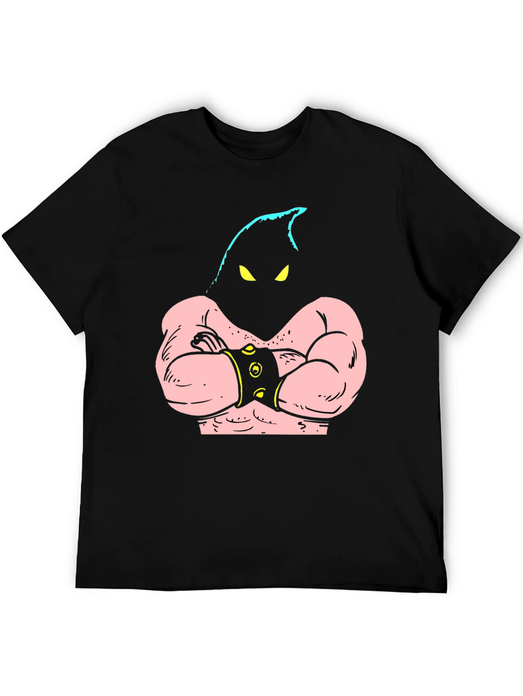 Mysterious Muscle Tee - Funny Graphic T-Shirt