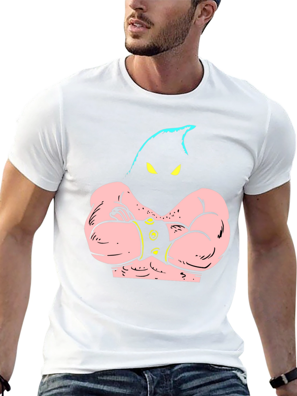 Mysterious Muscle Tee - Funny Graphic T-Shirt
