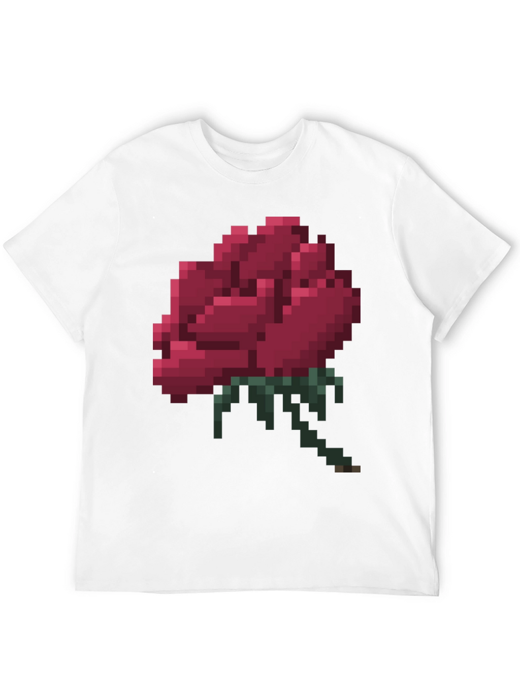 Pixel Rose T-Shirt - Gamer Style