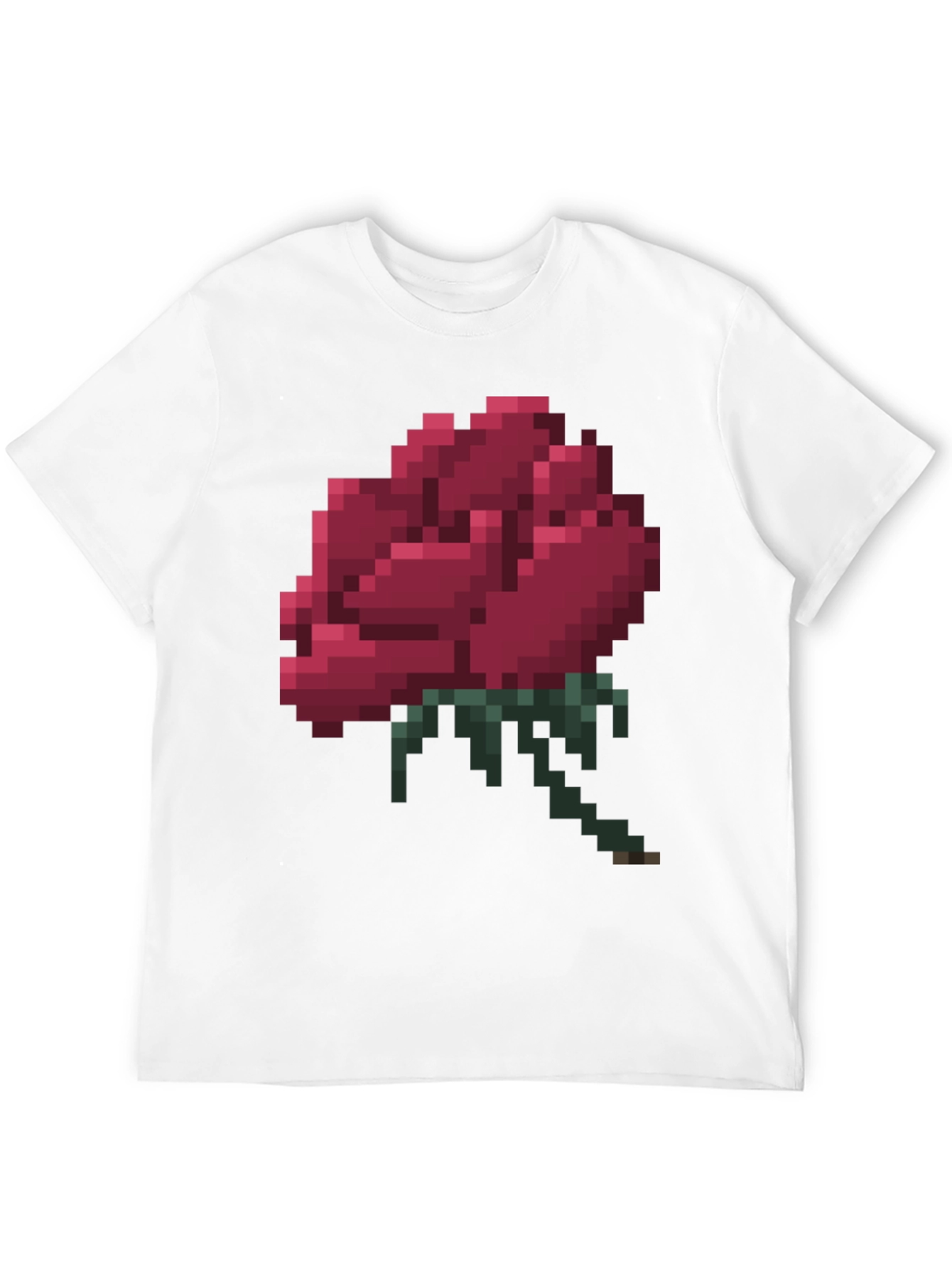 Pixel Rose T-Shirt - Gamer Style