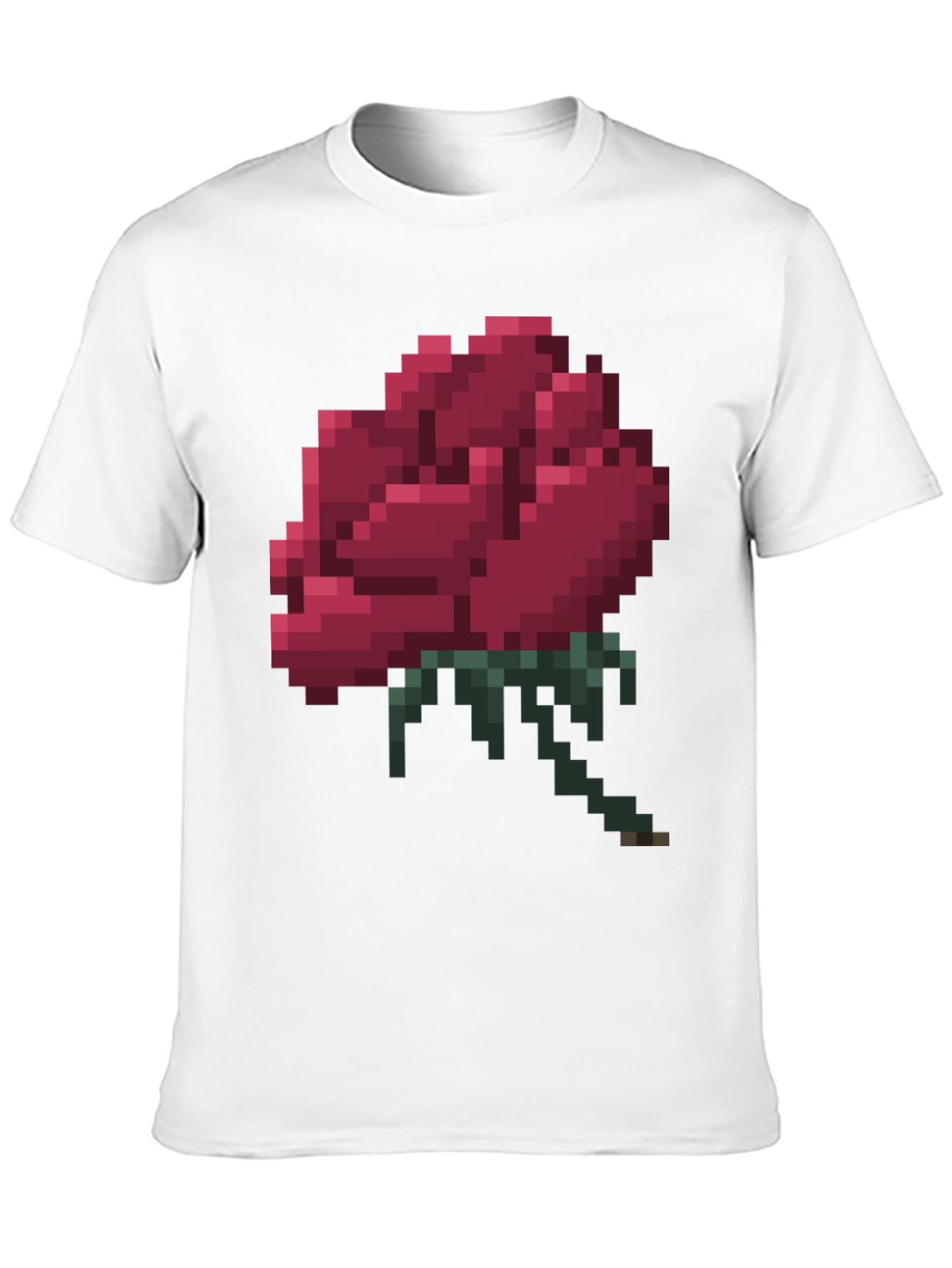 Pixel Rose T-Shirt - Gamer Style