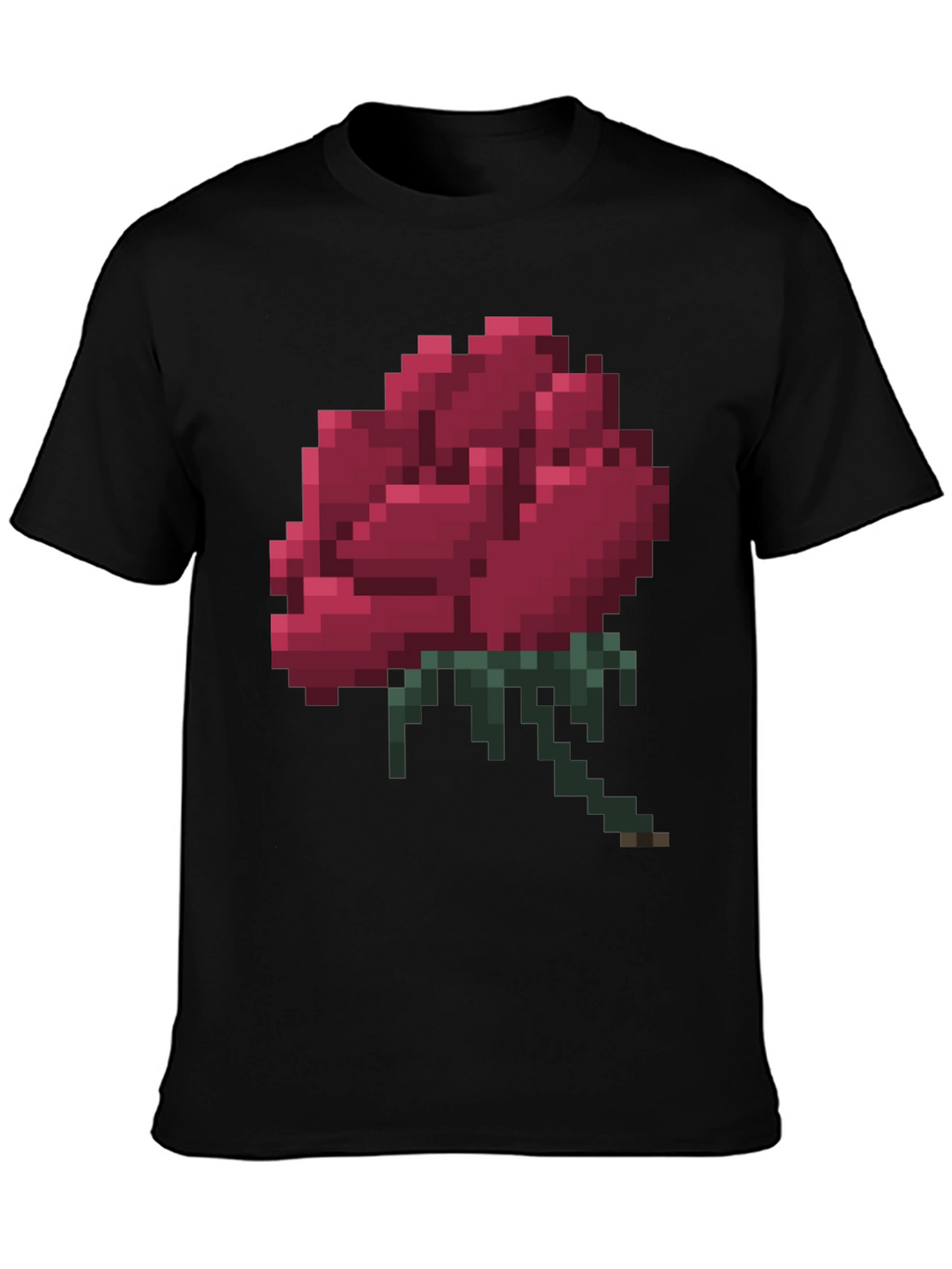 Pixel Rose T-Shirt - Gamer Style