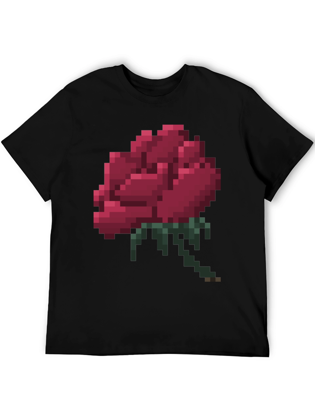 Pixel Rose T-Shirt - Gamer Style