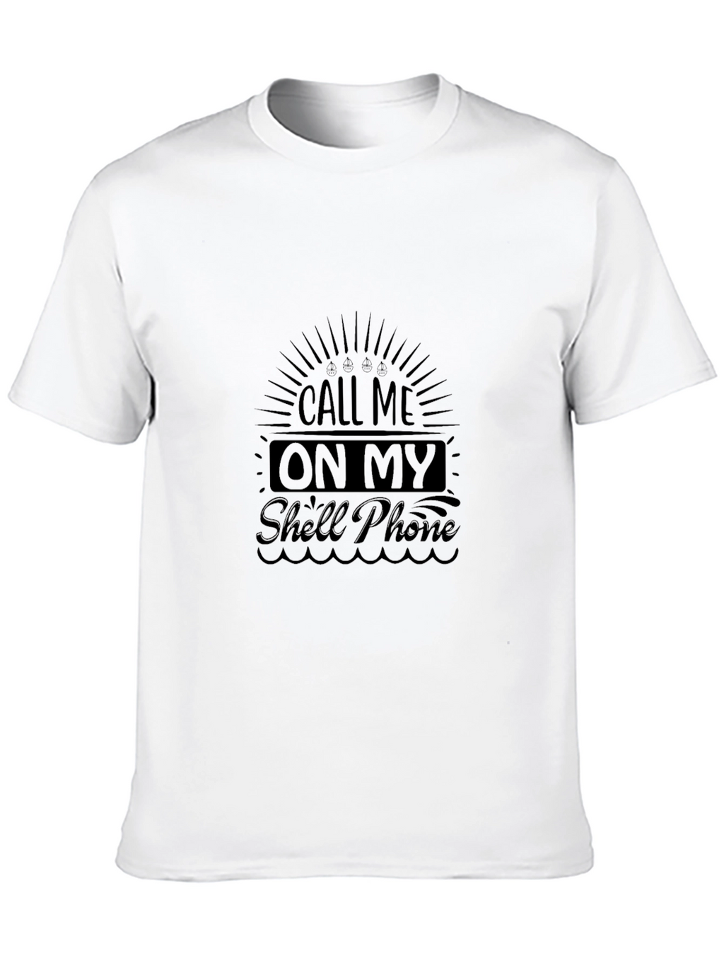 Call Me On My Shell Phone Graphic T-Shirt