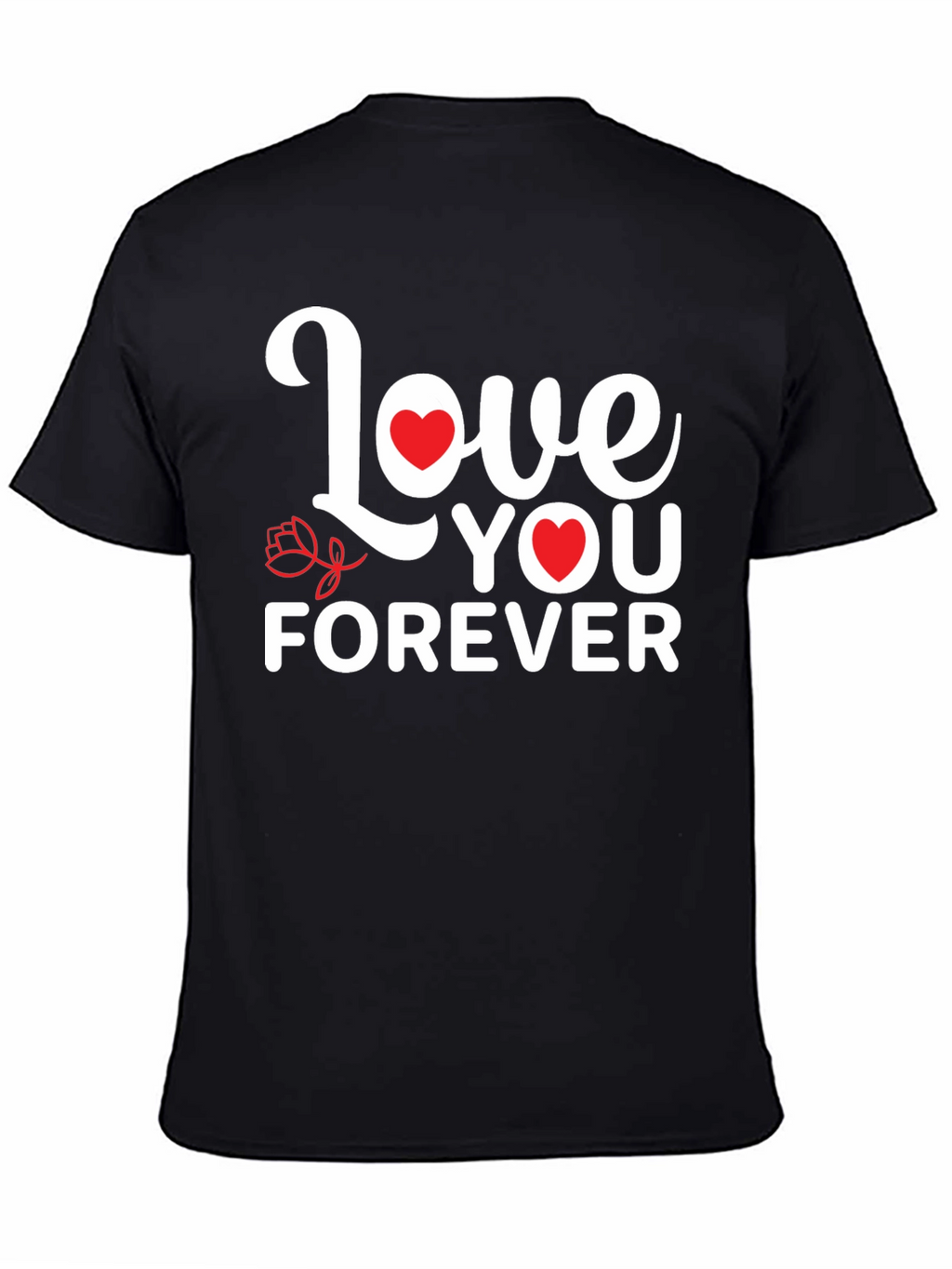 Love You Forever Graphic Tee - Black
