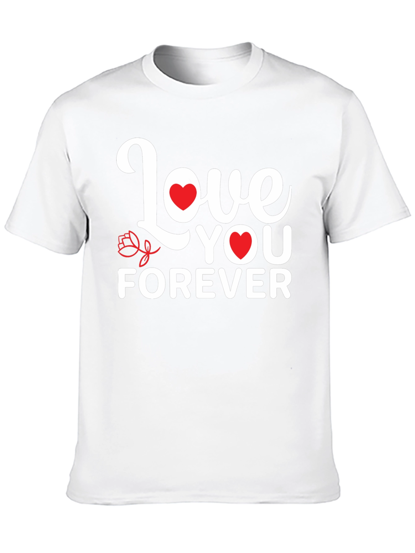 Love You Forever Graphic Tee - Black