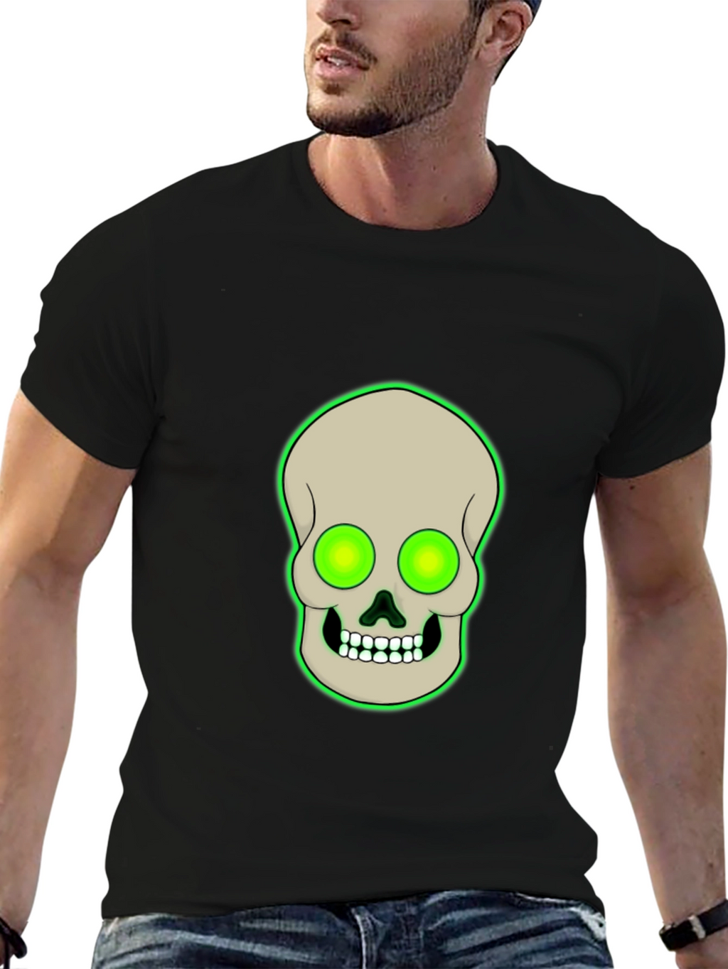 Cool Skull Graphic T-Shirt